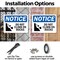 Signmission Do Not Climb On Rocks, 10 in W x Rectangle, Plastic OS-2PACK-NS-P-710-L-11105 - alternate 3